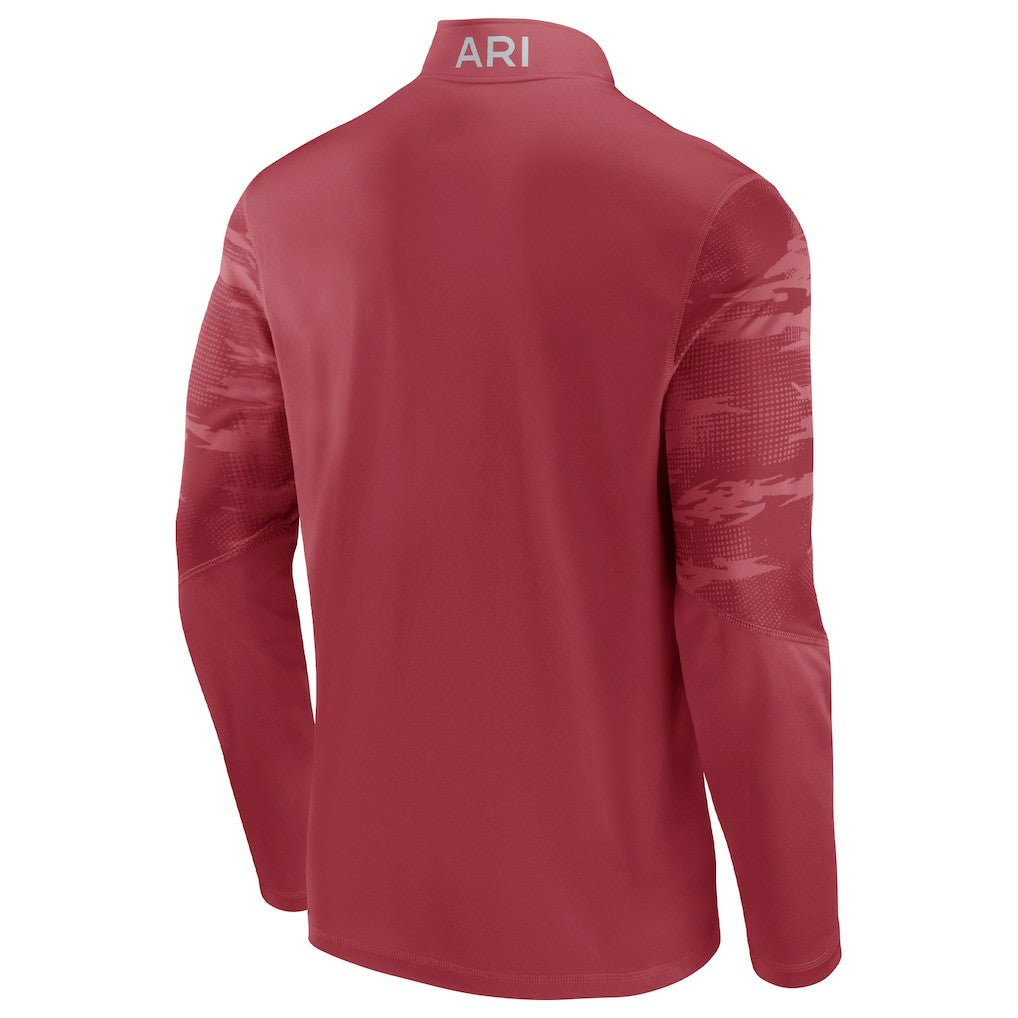 Arizona Cardinals Ringer Quarter-Zip Jacket - Cardinal - Fanatics