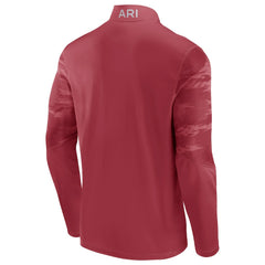 Arizona Cardinals Ringer Quarter-Zip Jacket - Cardinal - Fanatics