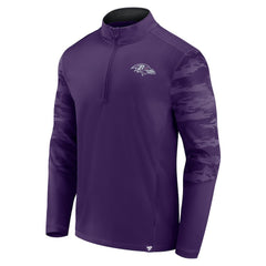 Baltimore Ravens Ringer Quarter-Zip Jacket - Purple - Fanatics