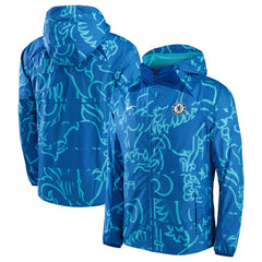 Nike - Chelsea AWF Raglan Full-Zip Jacket - Blue
