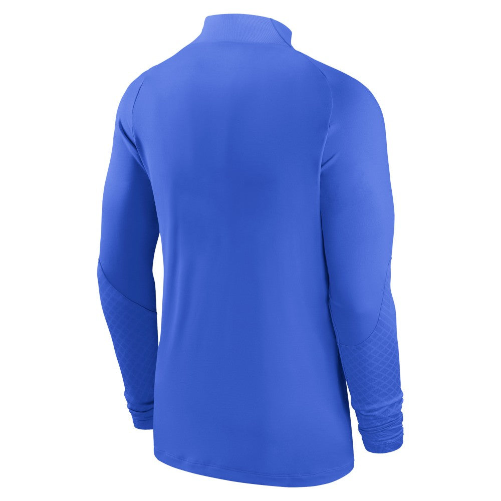 Nike - Club America 2022/23 Strike Drill Performance Raglan Quarter-Zip Long Sleeve Top - Blue
