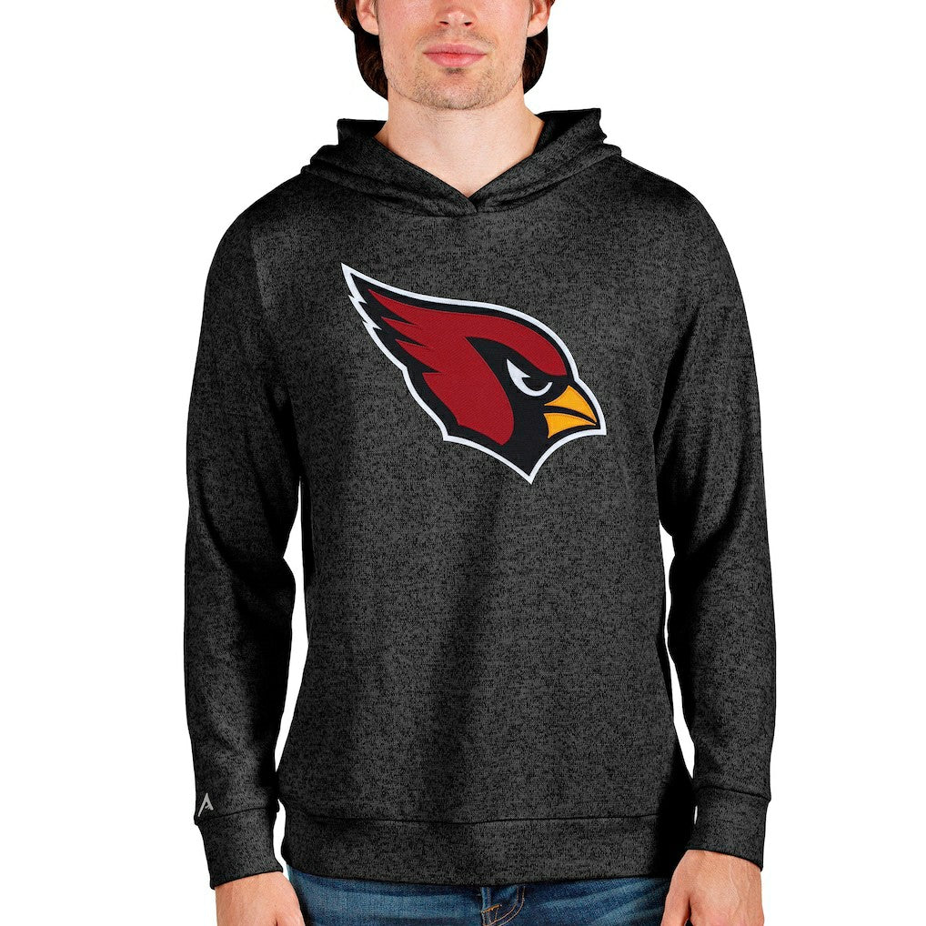 Arizona Cardinals Antigua Team Absolute Pullover Hoodie - Heathered Black - NFL