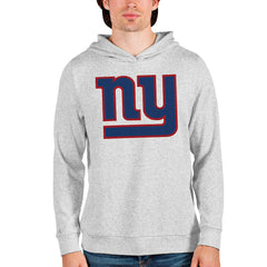 New York Giants Antigua Team Absolute Pullover Hoodie - Heathered Gray - NFL