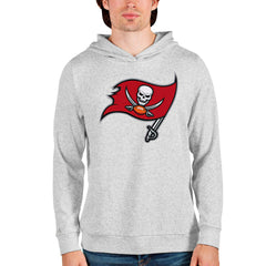 Tampa Bay Buccaneers Antigua Team Absolute Pullover Hoodie - Heathered Gray - NFL