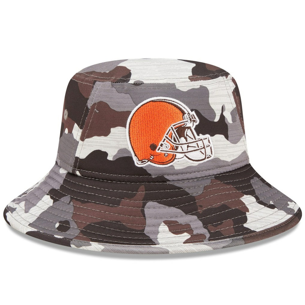Cleveland Browns New Era 2022 NFL Training Camp Bucket Hat - Camo - NFL