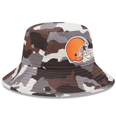 Cleveland Browns New Era 2022 NFL Training Camp Bucket Hat - Camo - NFL