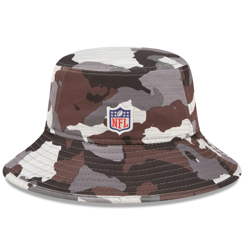 Cleveland Browns New Era 2022 NFL Training Camp Bucket Hat - Camo - NFL