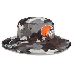 Cleveland Browns New Era 2022 NFL Training Camp Panama Bucket Hat - Camo - NFL