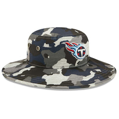 Tennessee Titans New Era 2022 NFL Training Camp Panama Bucket Hat - Camo - NFL