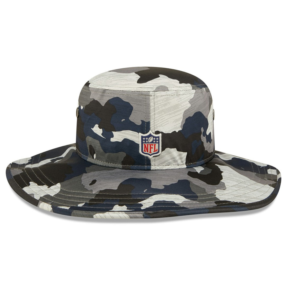 Tennessee Titans New Era 2022 NFL Training Camp Panama Bucket Hat - Camo - NFL