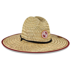 Washington Commanders New Era 2022 NFL Training Camp Straw Lifeguard Hat - Natural - NFL
