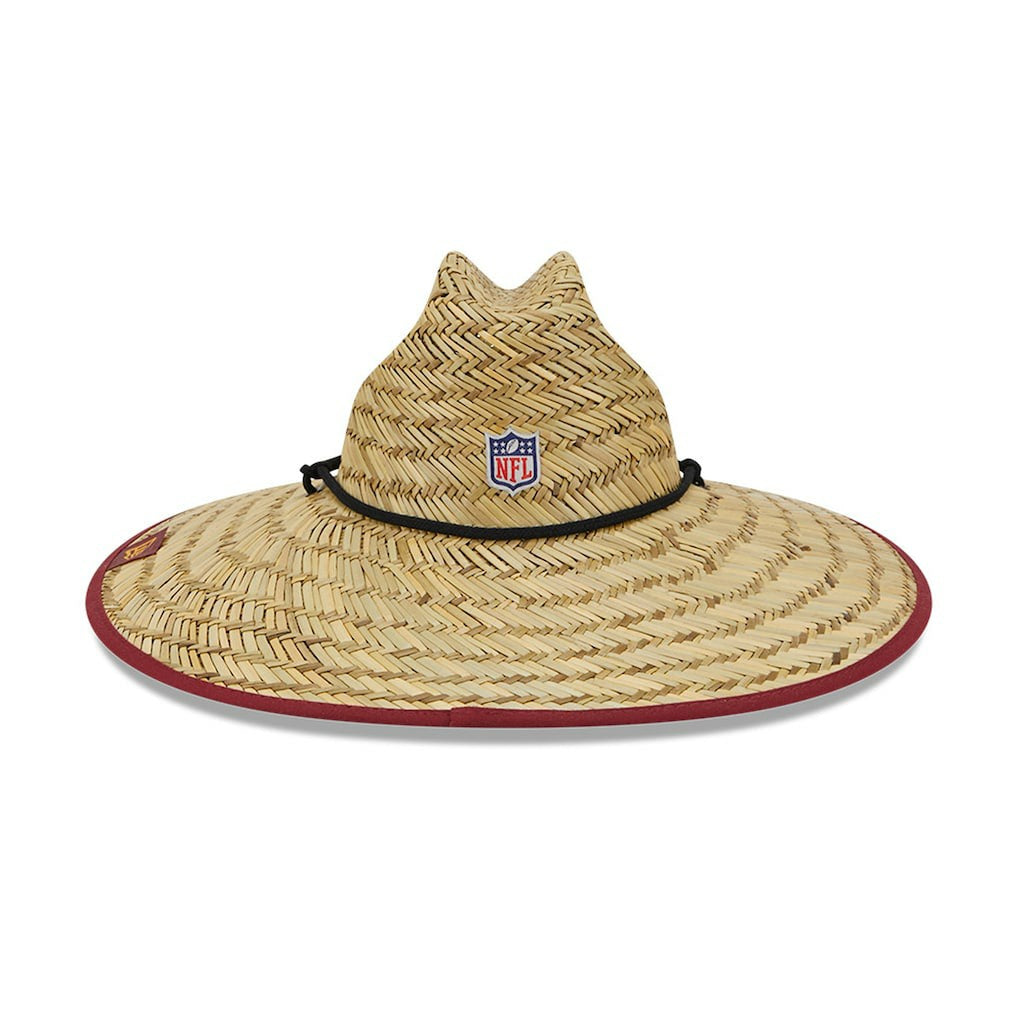 Washington Commanders New Era 2022 NFL Training Camp Straw Lifeguard Hat - Natural - NFL