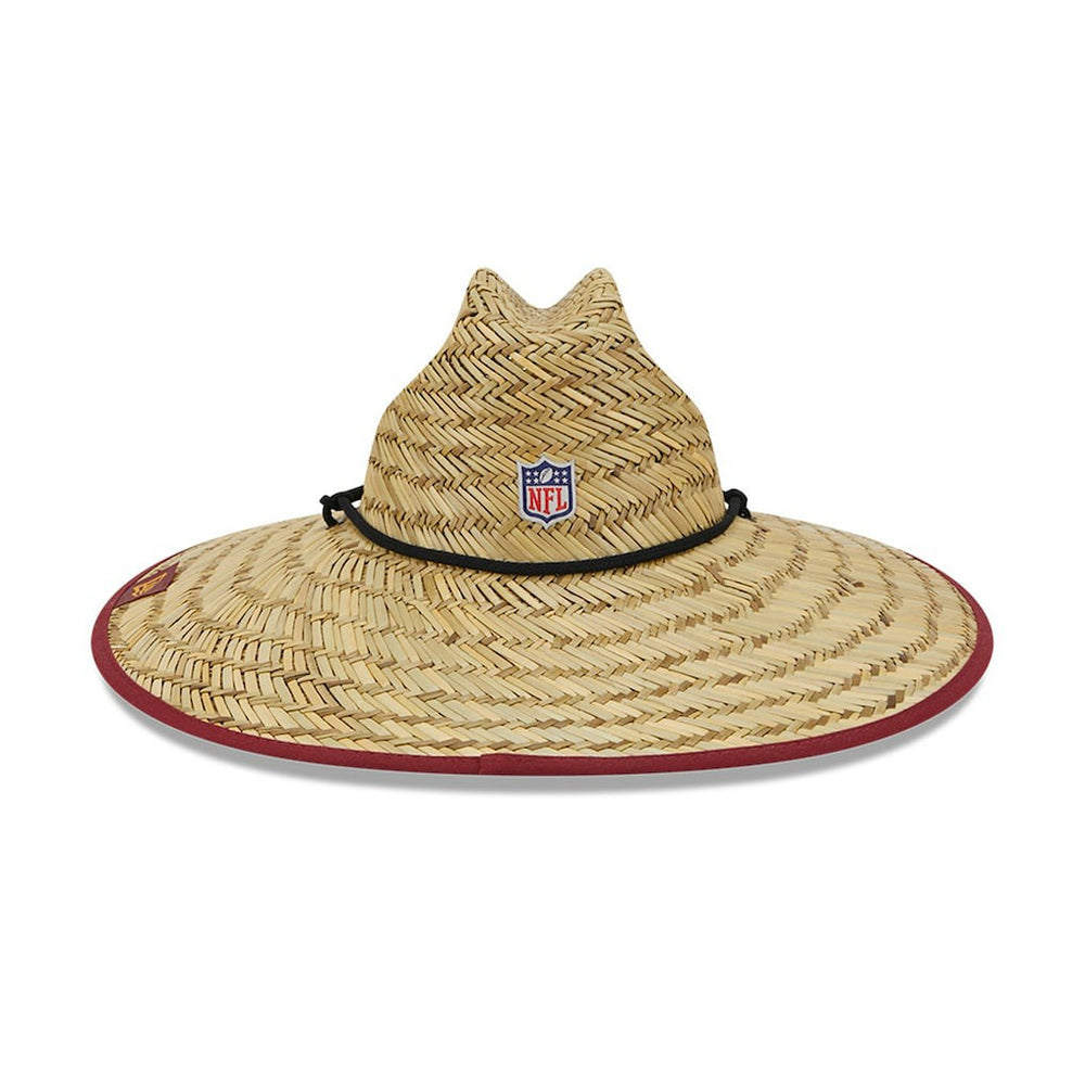 Washington Commanders New Era 2022 NFL Training Camp Straw Lifeguard Hat - Natural - NFL