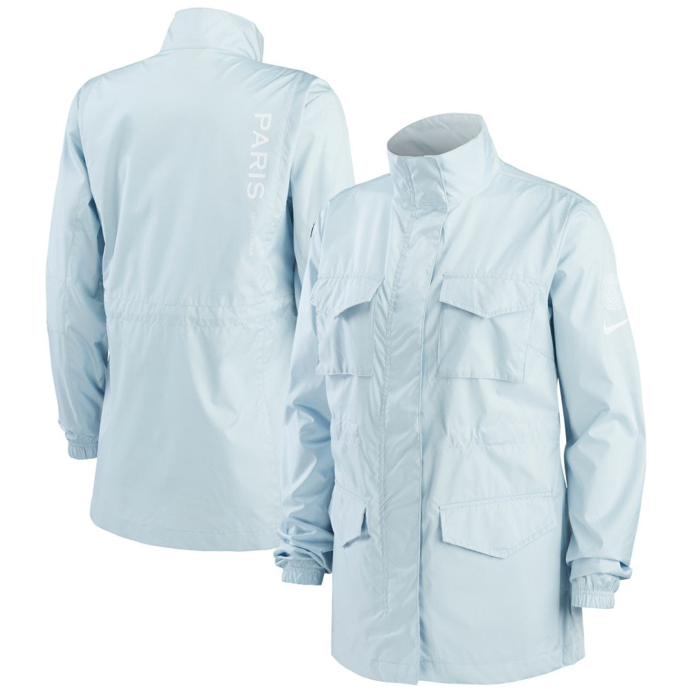 Nike - Paris Saint-Germain Women's M65 Woven Full-Zip Jacket - Light Blue