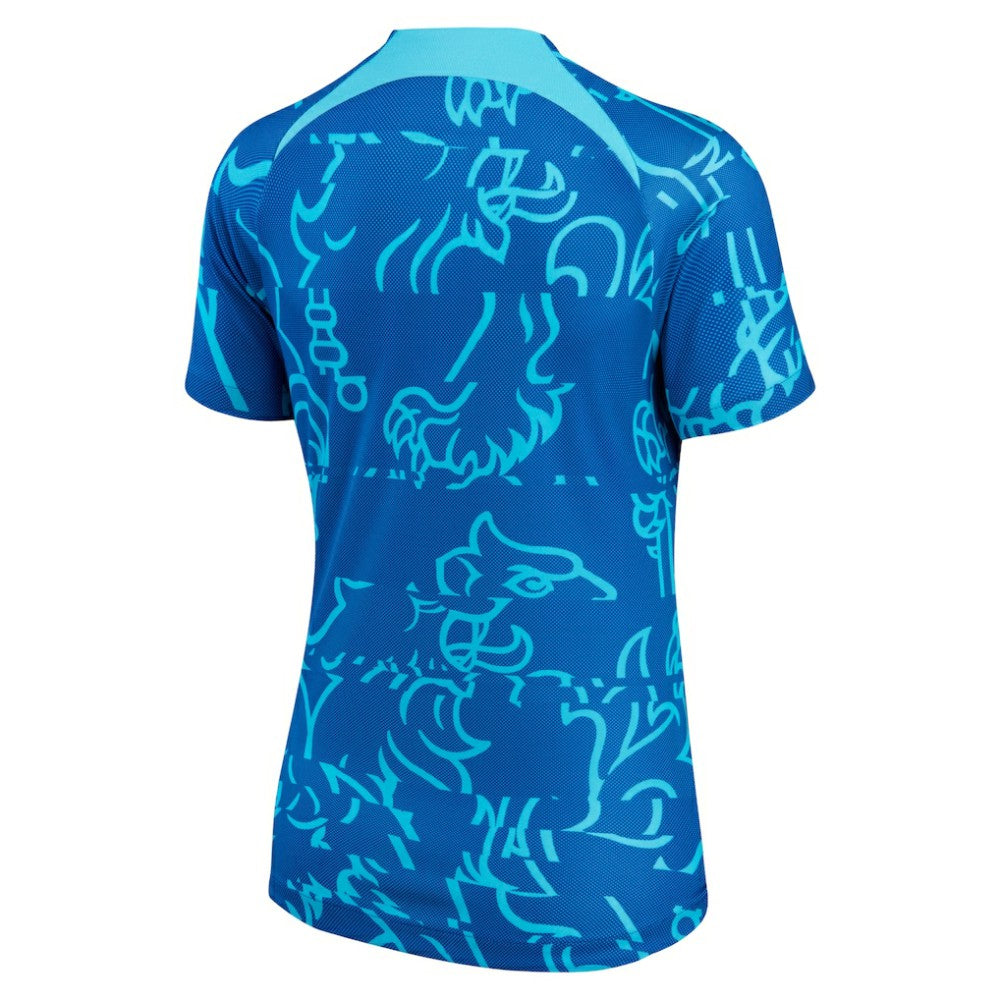 Nike - Chelsea Women's 2022/23 Pre-Match Home Performance Top - Blue