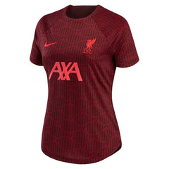 Nike - Liverpool Women's 2022/23 Pre-Match Home Performance Top - Burgundy