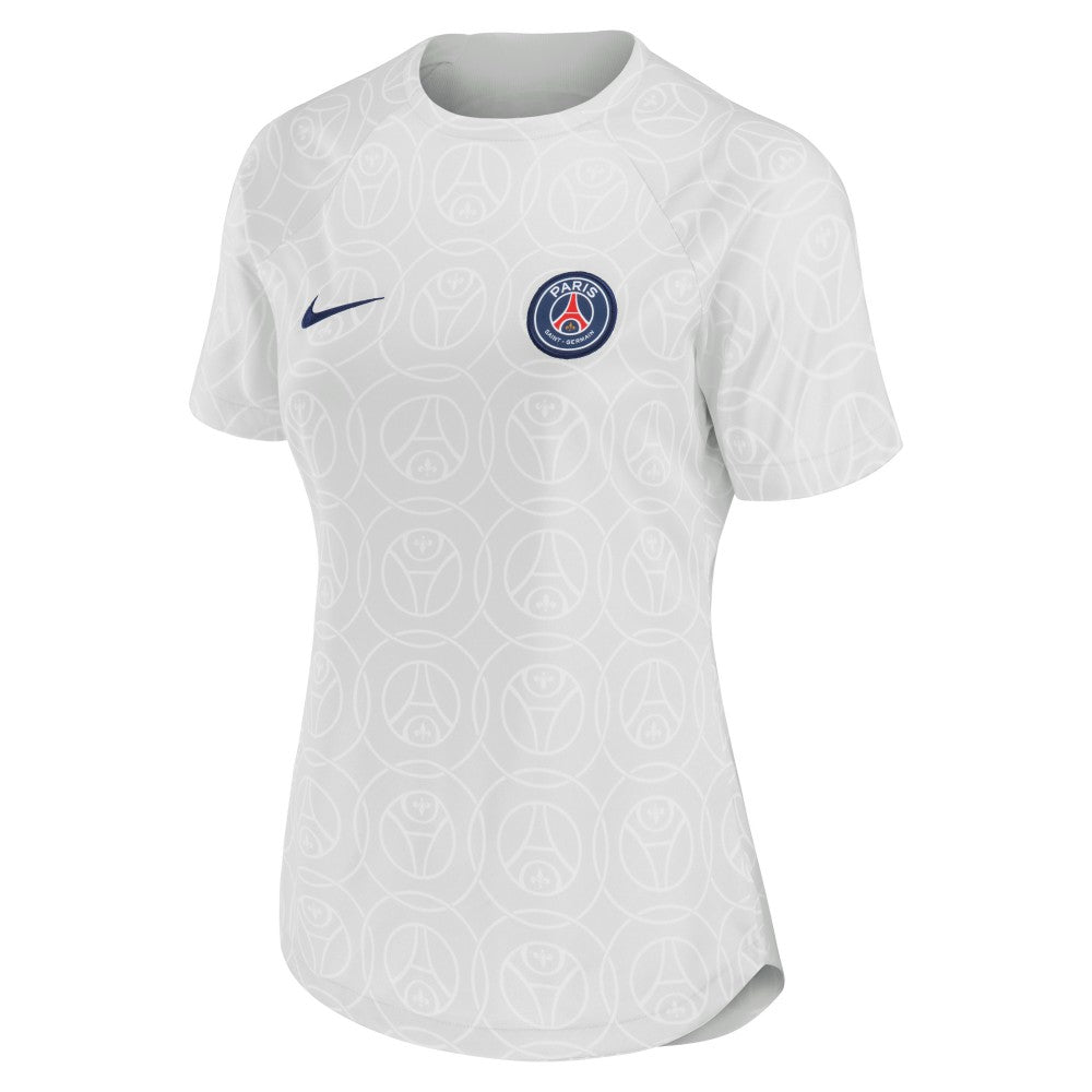 Nike - Paris Saint-Germain Women's 2022/23 Pre-Match Home Performance Top - Gray