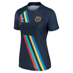 Nike - Barcelona Women's 2022/23 Pre-Match AWAY Performance Top - Navy