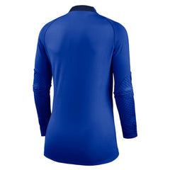 Nike - Chelsea Women's Strike Drill Raglan Performance Quarter-Zip Top - Blue