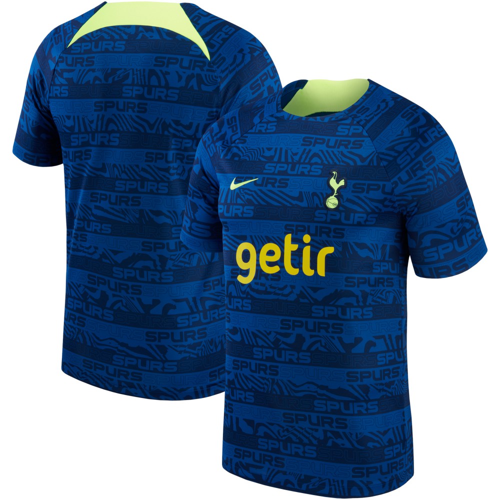 Nike - Tottenham Hotspur Youth 2022 Pre-Match Raglan Performance Top - Blue