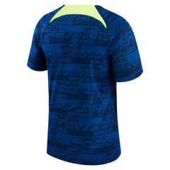 Nike - Tottenham Hotspur Youth 2022 Pre-Match Raglan Performance Top - Blue