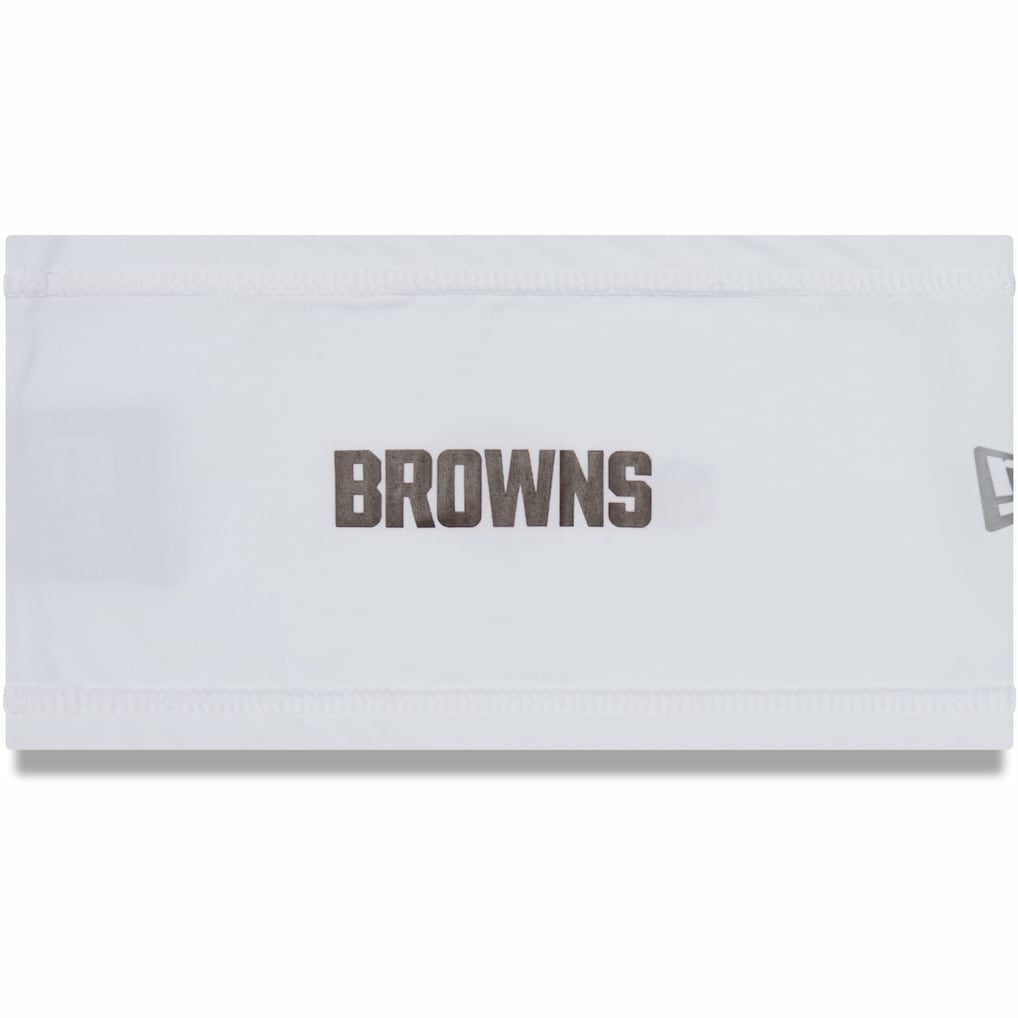 Cleveland Browns New Era Training Camp COOLERA Headband - White - NFL