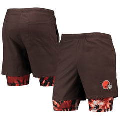 Cleveland Browns FOCO Running Shorts - Brown - NFL
