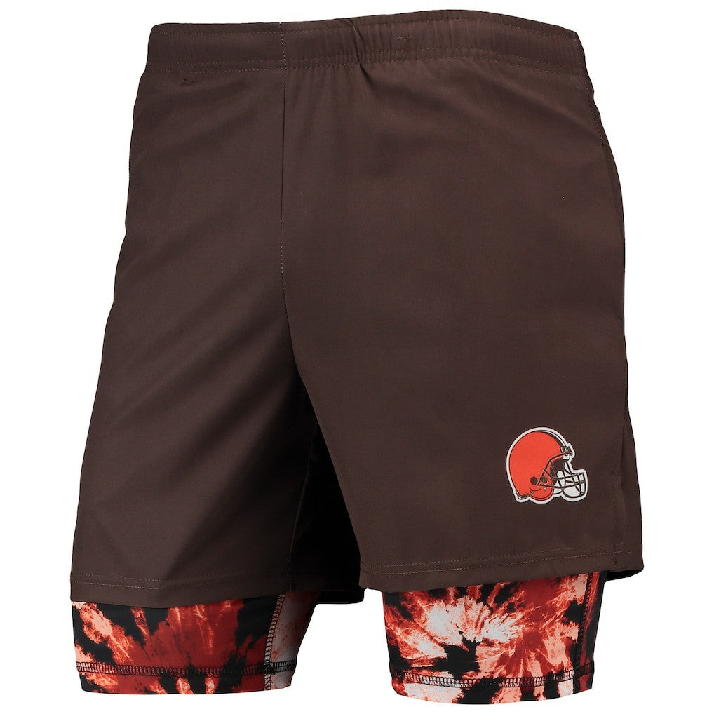 Cleveland Browns FOCO Running Shorts - Brown - NFL