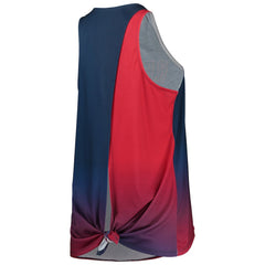 Boston Red Sox FOCO Women's Gradient Tie-Back Racerback Tank Top Outlet