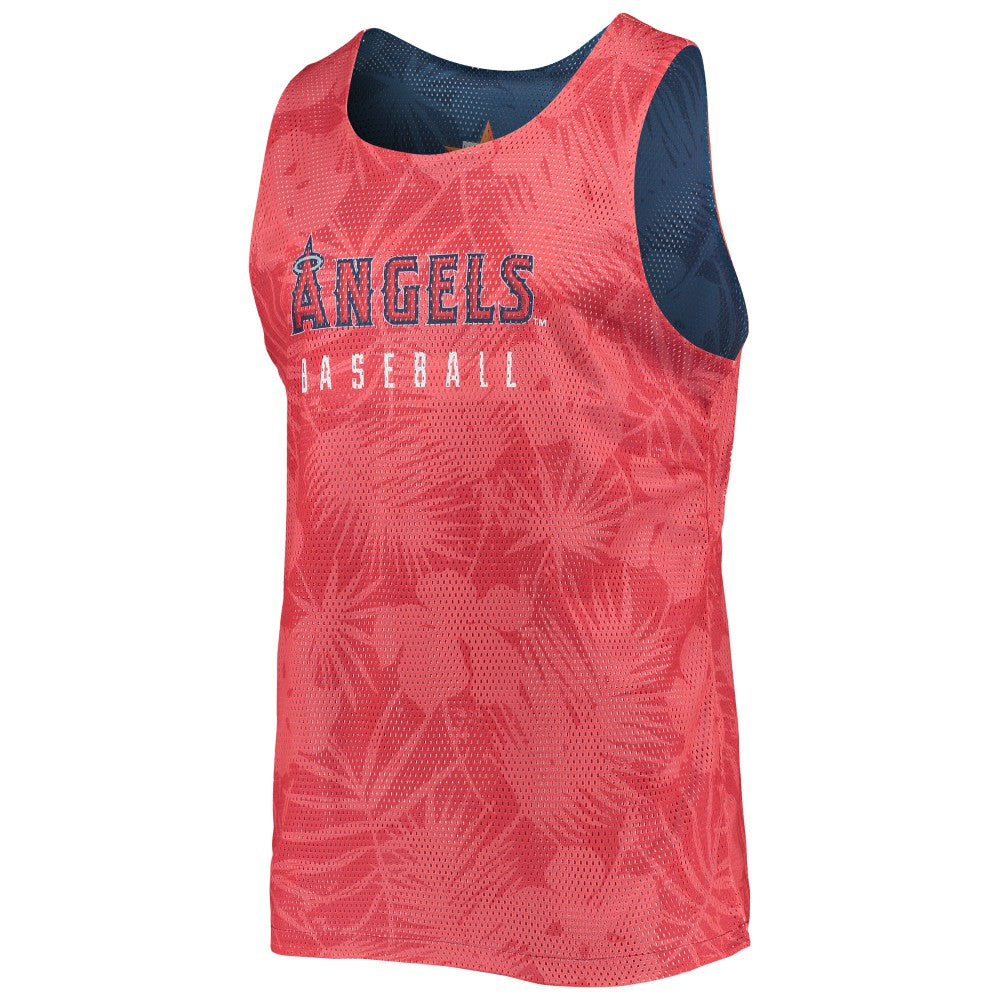 Los Angeles Angels FOCO Floral Reversible Mesh Tank Top for sale