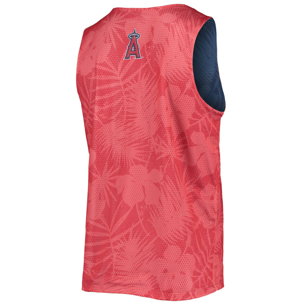 Los Angeles Angels FOCO Floral Reversible Mesh Tank Top for sale