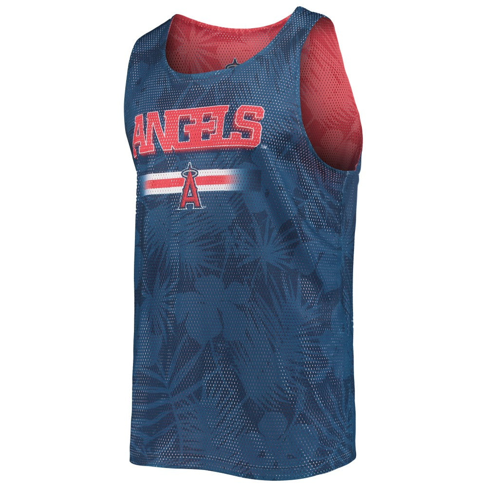 Los Angeles Angels FOCO Floral Reversible Mesh Tank Top for sale