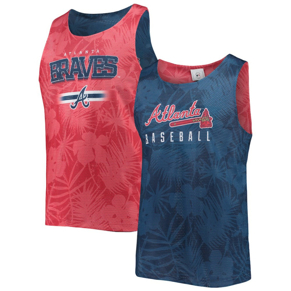 Atlanta Braves FOCO Floral Reversible Mesh Tank Top Near Me