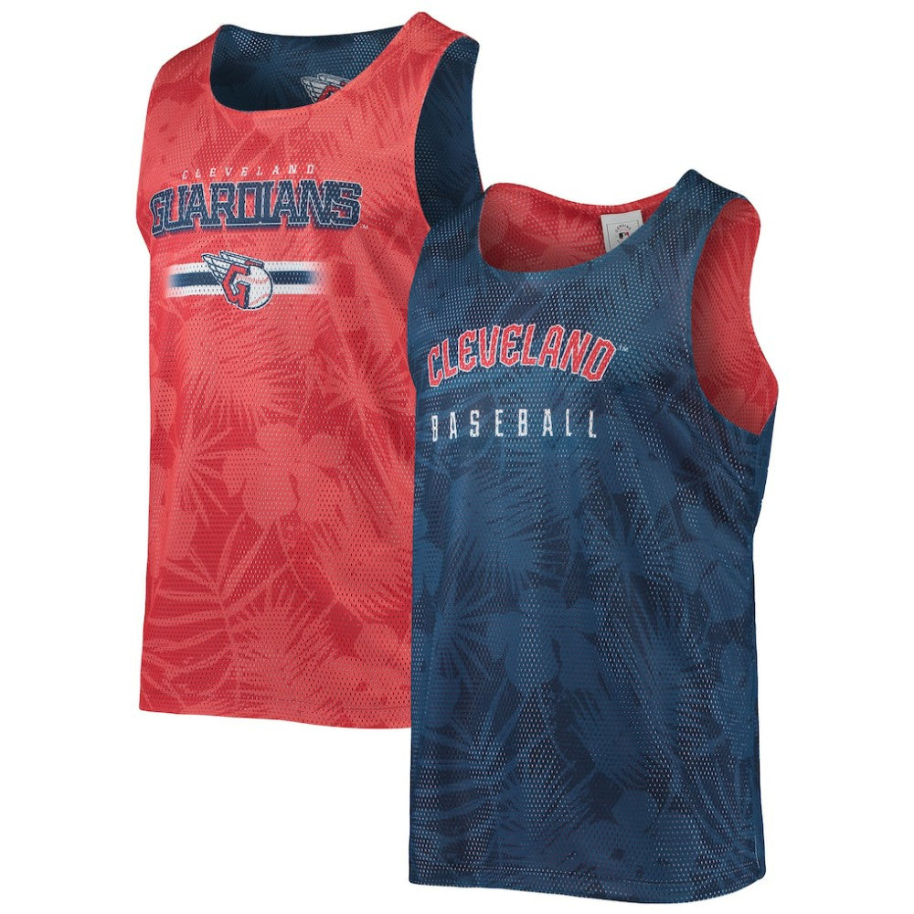 Cleveland Guardians FOCO Floral Reversible Mesh Tank Top Outlet