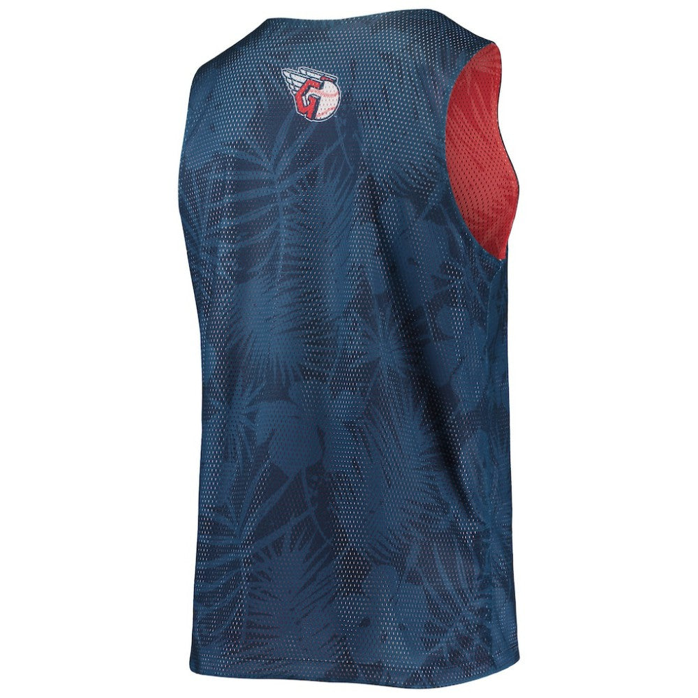 Cleveland Guardians FOCO Floral Reversible Mesh Tank Top Outlet
