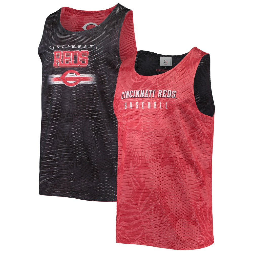 Cincinnati Reds FOCO Floral Reversible Mesh Tank Top Sale