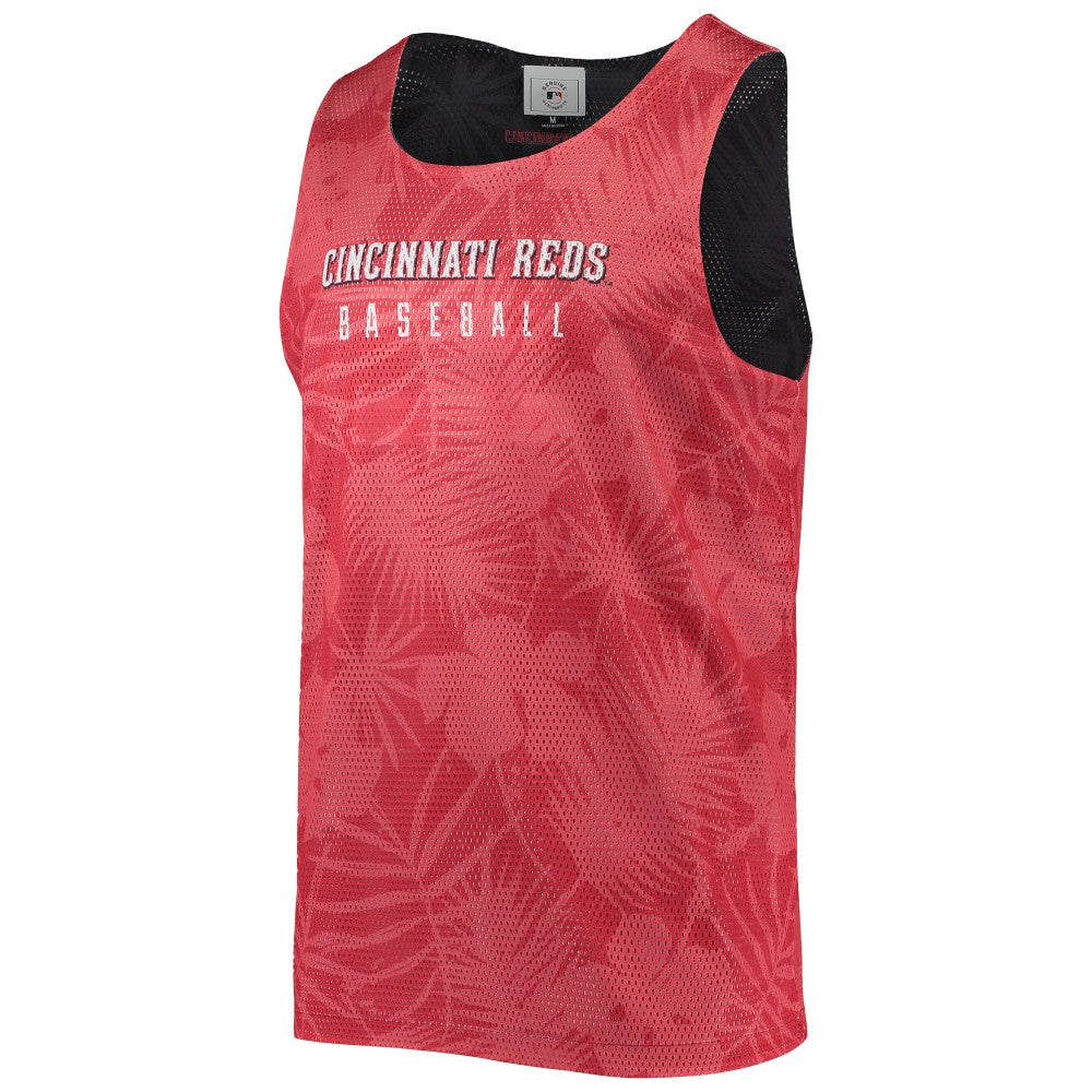 Cincinnati Reds FOCO Floral Reversible Mesh Tank Top Sale