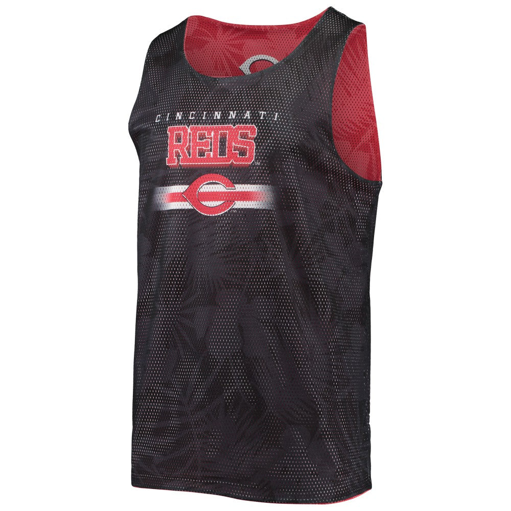 Cincinnati Reds FOCO Floral Reversible Mesh Tank Top Sale