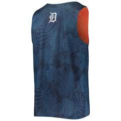 Detroit Tigers FOCO Floral Reversible Mesh Tank Top Outlet