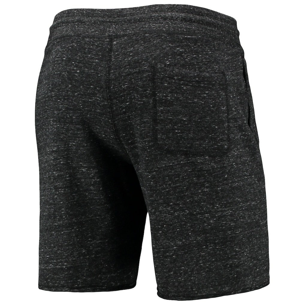 Chicago Bulls Homage Primary Logo Tri-Blend Sweat Shorts Charcoal