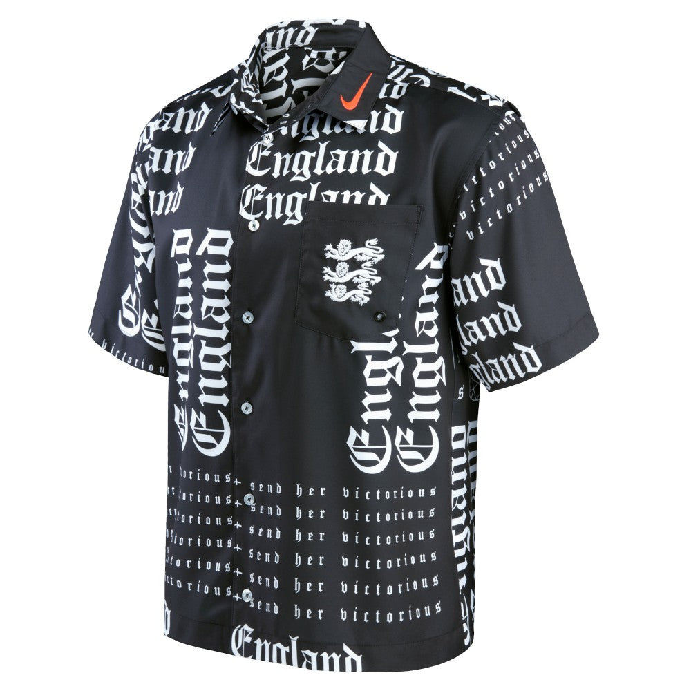 Nike - England Women's National Team Button-Up Shirt - Black