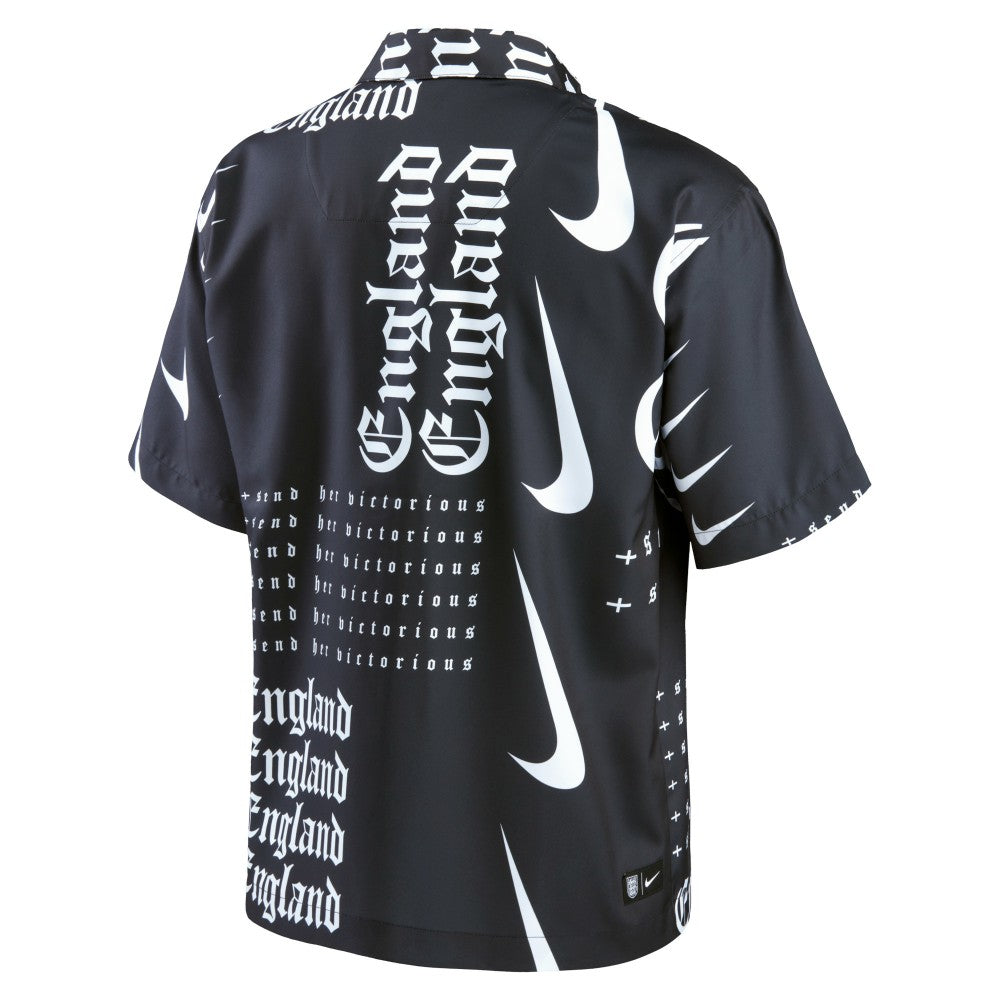 Nike - England Women's National Team Button-Up Shirt - Black