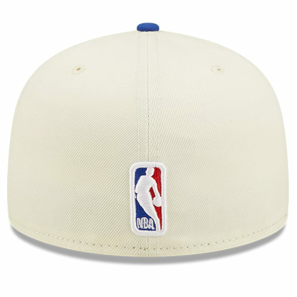 New Era Philadelphia 76ers 2022 NBA Draft 59FIFTY Fitted Hat Cream/Royal