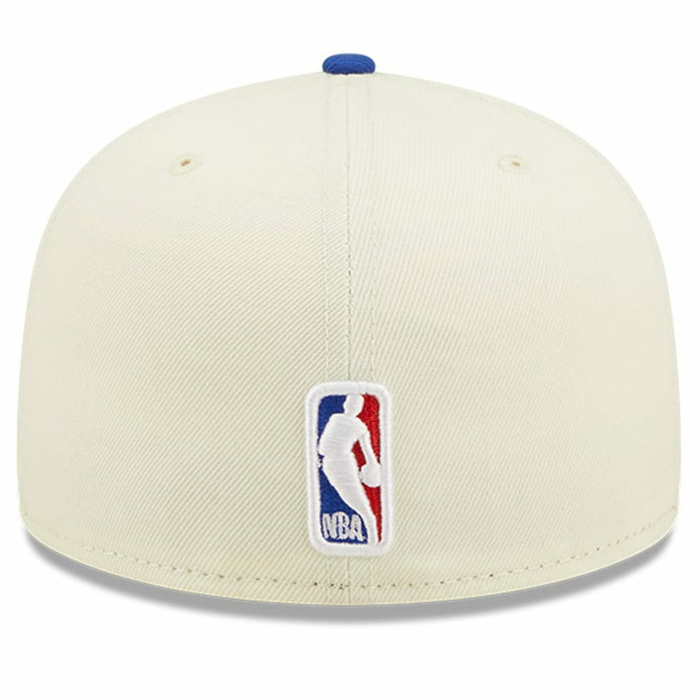 New Era Philadelphia 76ers 2022 NBA Draft 59FIFTY Fitted Hat Cream/Royal