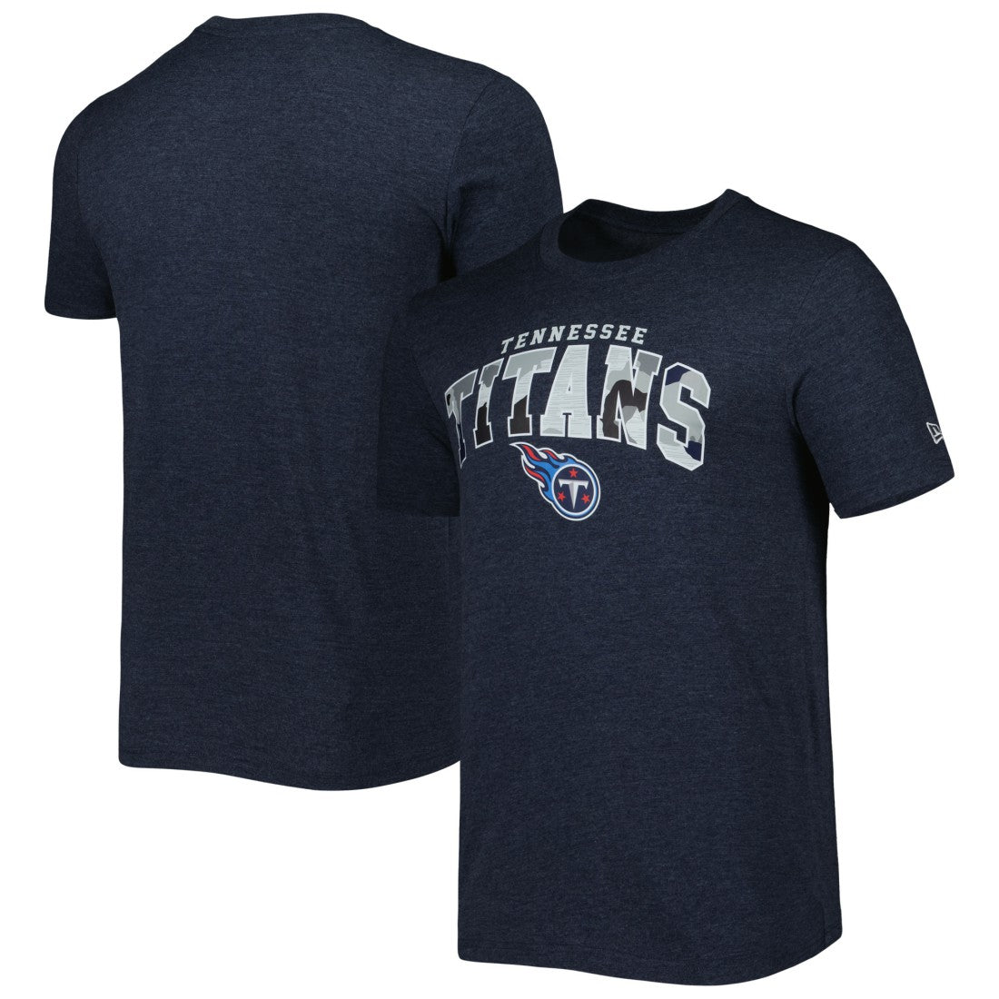 Tennessee Titans New Era Training Collection T-Shirt - Heathered Navy - NFL