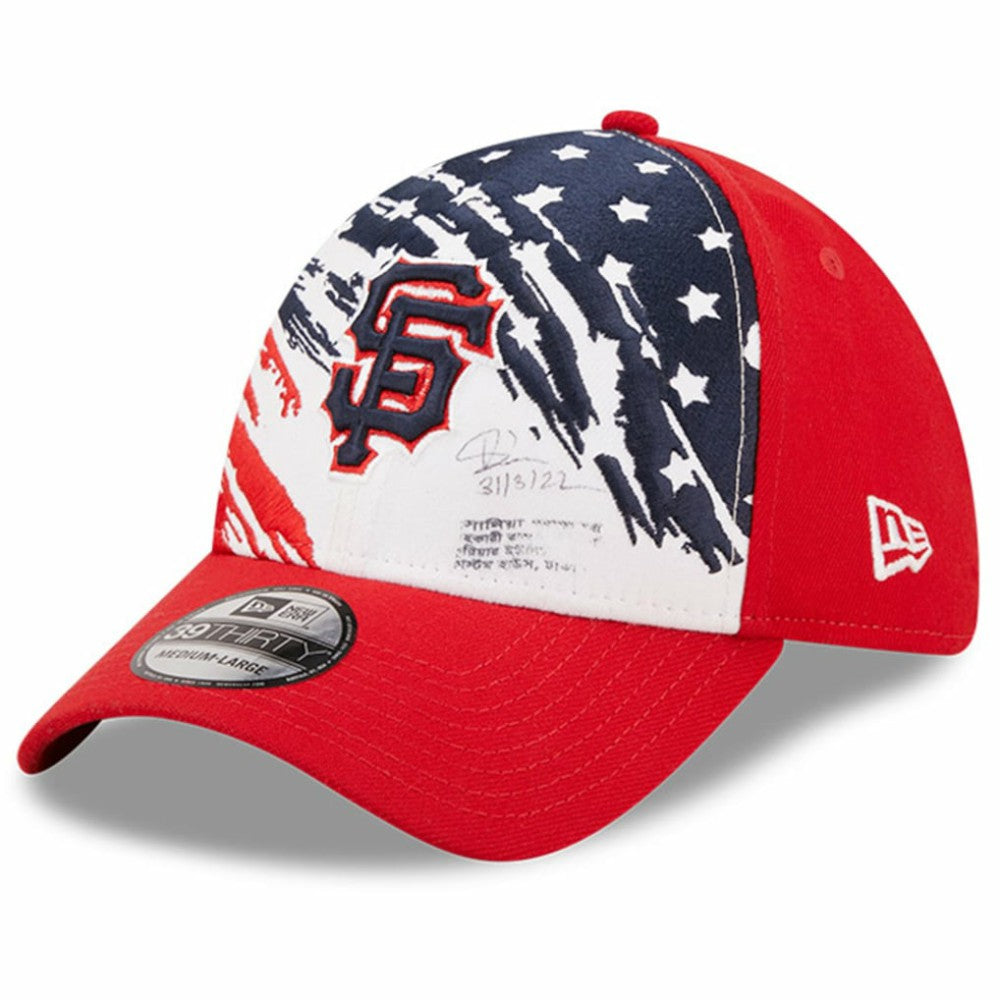 San Francisco Giants New Era 2022 4th of July 39THIRTY Flex Hat Outlet