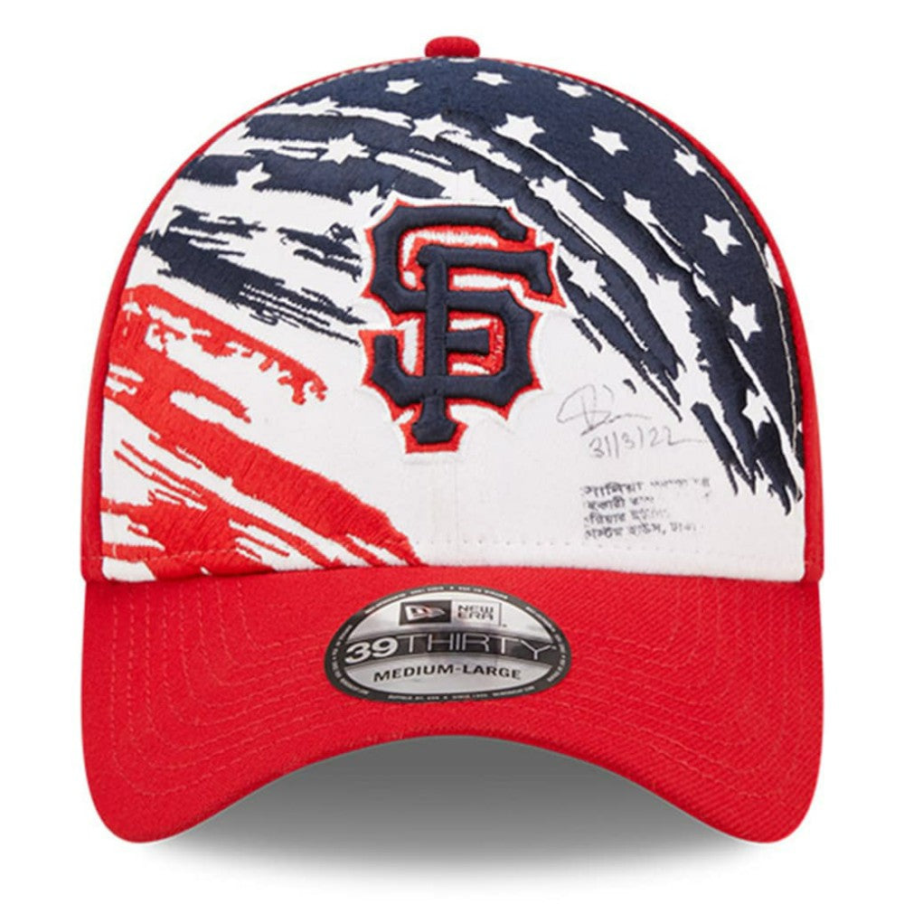 San Francisco Giants New Era 2022 4th of July 39THIRTY Flex Hat Outlet