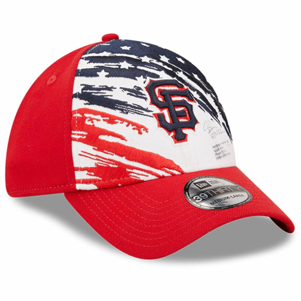 San Francisco Giants New Era 2022 4th of July 39THIRTY Flex Hat Outlet