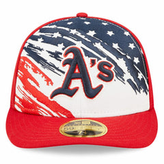 Athletics New Era 2022 4th of July Low Profile 59FIFTY Fitted Hat Discount