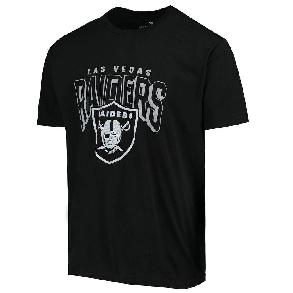 Las Vegas Raiders Junk Food Bold Logo T-Shirt - Black - NFL